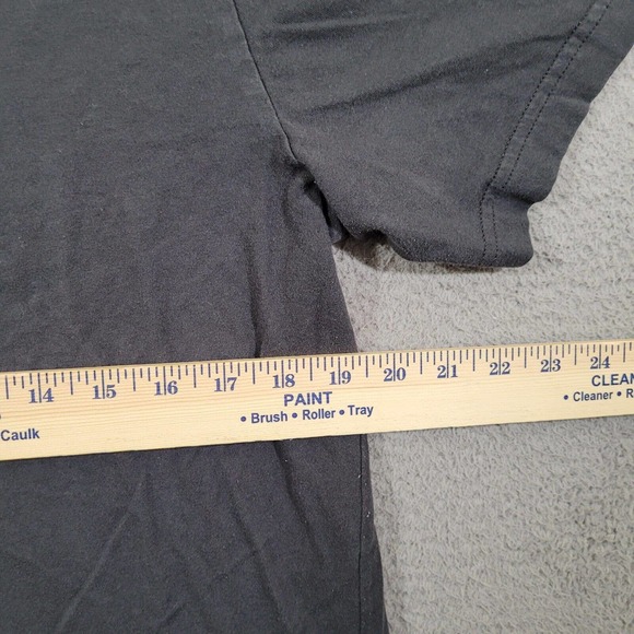 Benton Park Cafe Shirt Womens Medium Gray Crew‎ Neck Short Sleeve Graphic Tee - Picture 9 of 11